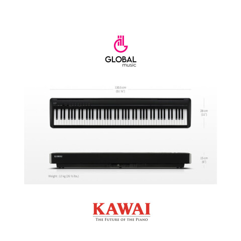 Piano Digital Kawai Black ES120B Piano Digital Kawai Black ES120B