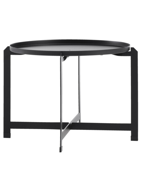 Mesa auxiliar BORRE Ø50xA40 negro Mesa auxiliar BORRE Ø50xA40 negro