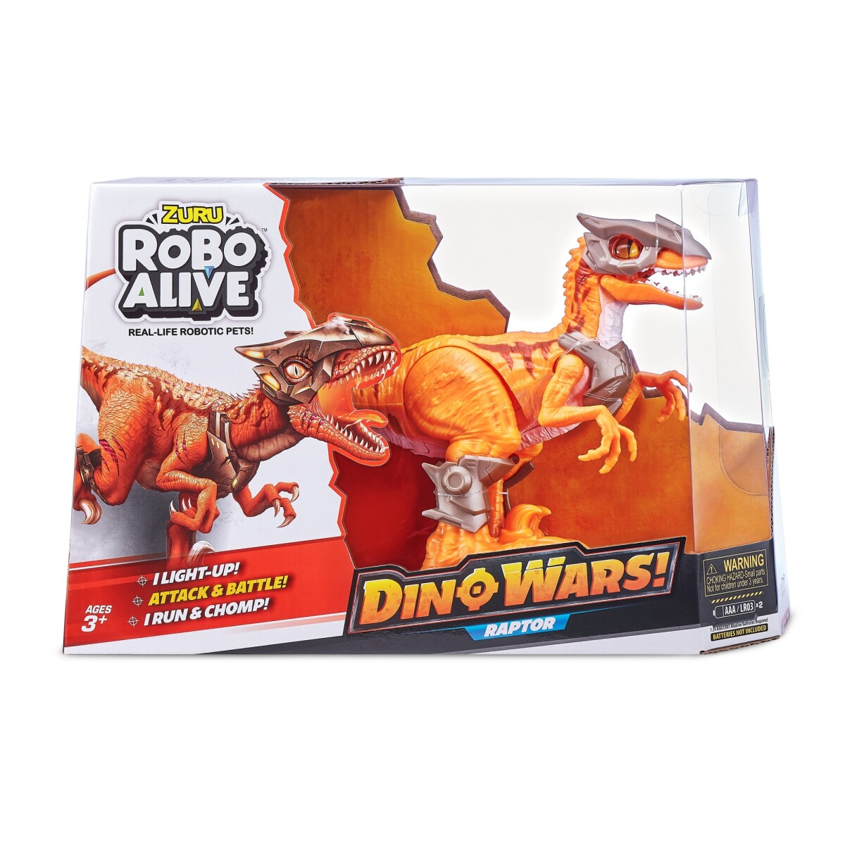 Dinosaurio Raptor War Robo Alive Zuru - 001 