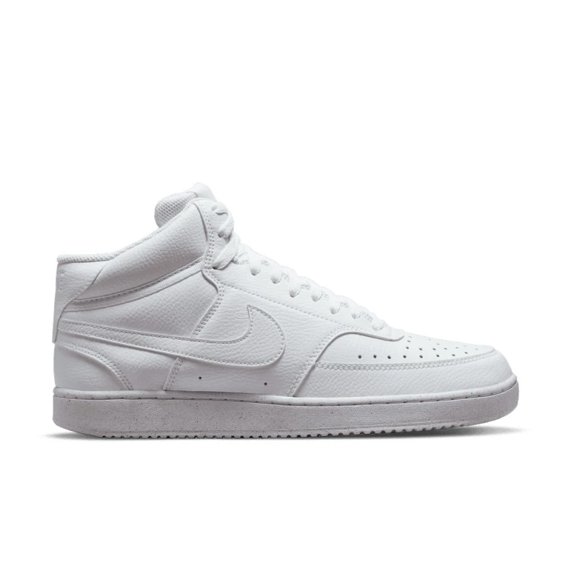 Championes Court Vision Alto de Hombre Blanco