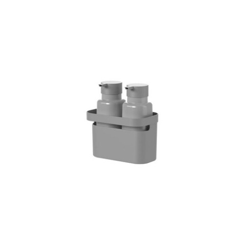 Set de 2 Dispensadores y organizador Gris Oscuro