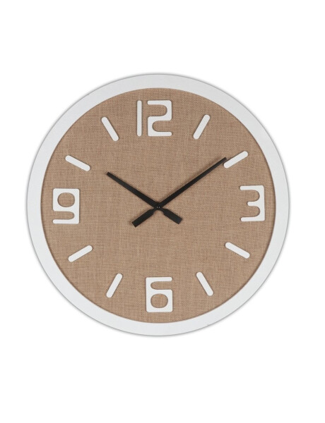 RELOJ DE PARED MDF 60X60X4CM CENTRO MARRON RELOJ DE PARED MDF 60X60X4CM CENTRO MARRON