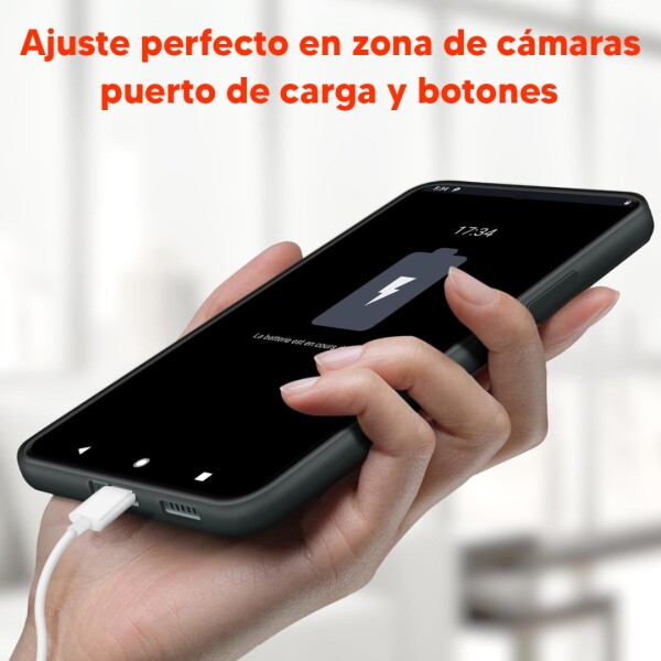 Estuche Original Silicone Case Samsung S22+ Plus SAMSUNG S22 PLUS SILICON COVER NEGRO DF