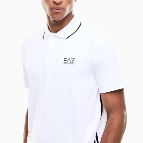 Remera EA7 Emporio Armani Tennis Polo Classic White