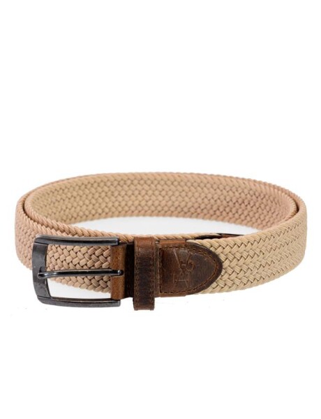 CINTURON ELASTIZADO Beige