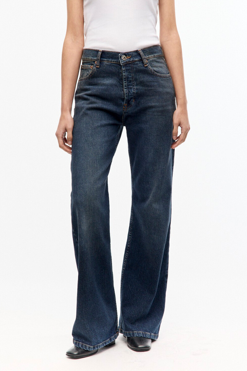 MID FLARE DARK BLUE Azul