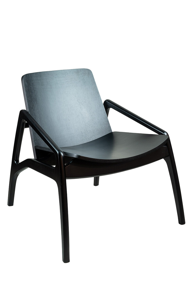 Balder POLTRONA BALDER MADERA NEGRA 63X70X69H CM