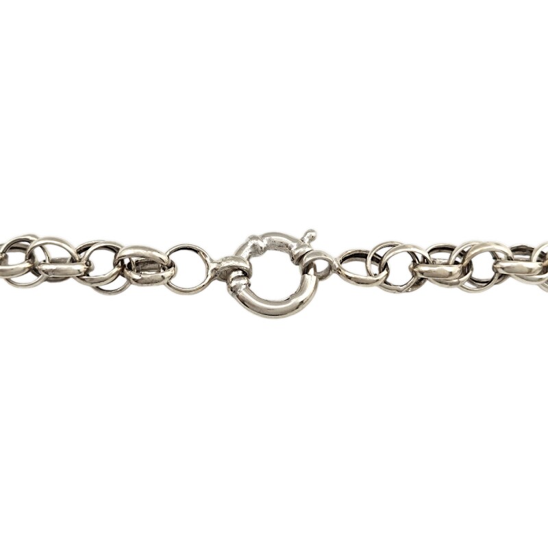 Cadena tourbillon doble - Plata 925 - Sin Piedra - CD3420 sinpiedra