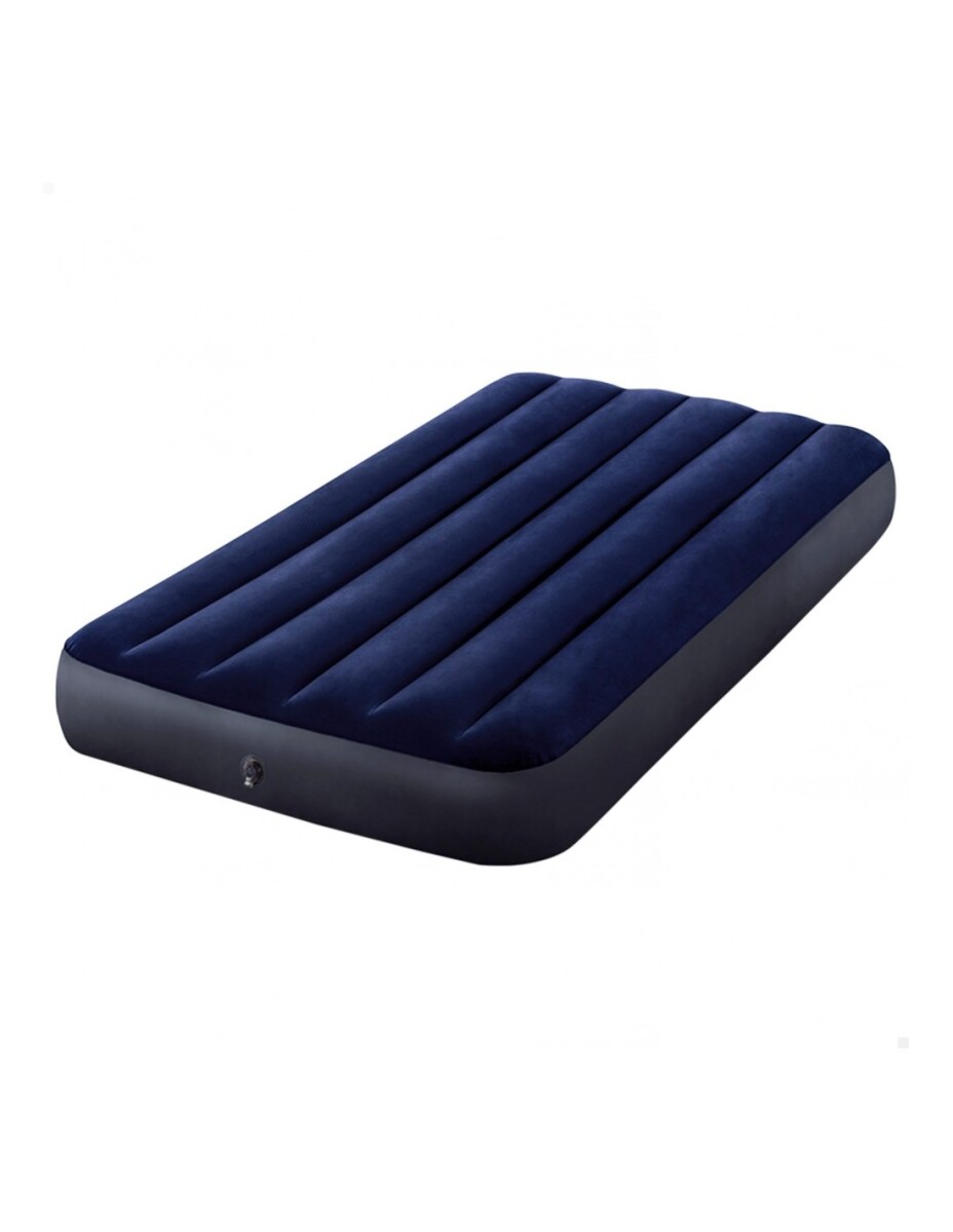 INTEX COLCHON INFLABLE CLASSIC MULTIUSO 1 PLAZA VALVULA 2en1 