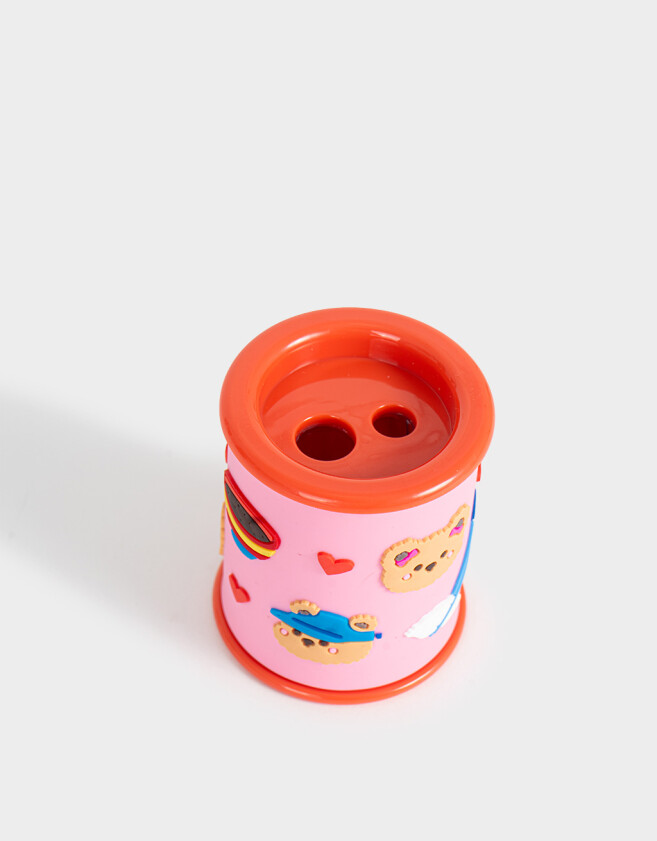 Útiles Varios Silicona Sacapuntas Korean Food - Combinacion Multicolor