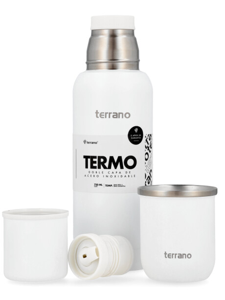 Kit Termo Slim 750ML + Mate Sicilia Blanco
