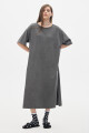 Vestido Pad Cotton Grey