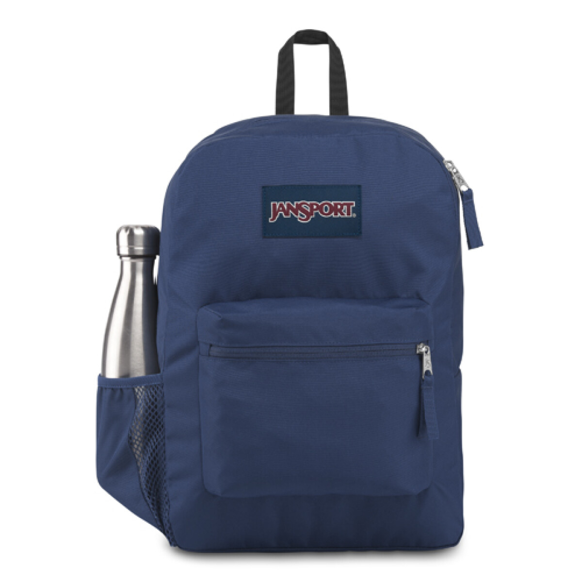 MOCHILA JANSPORT CROSS TOWN - BLACK - NAVY 
