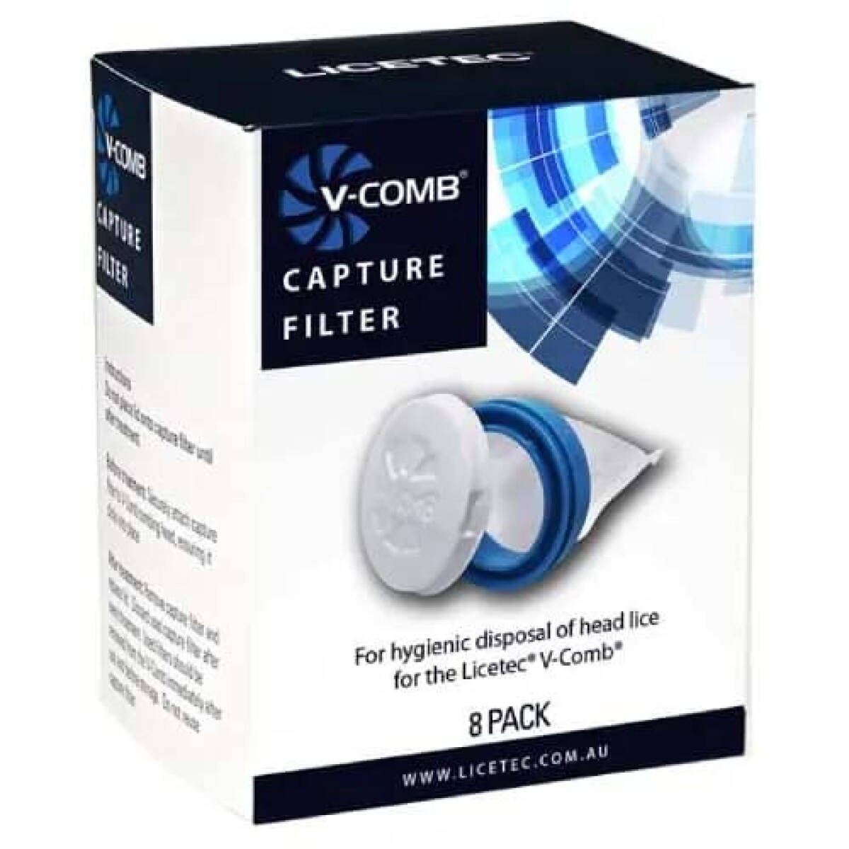 Filtros Para Peine Piojos X 8 Uni 