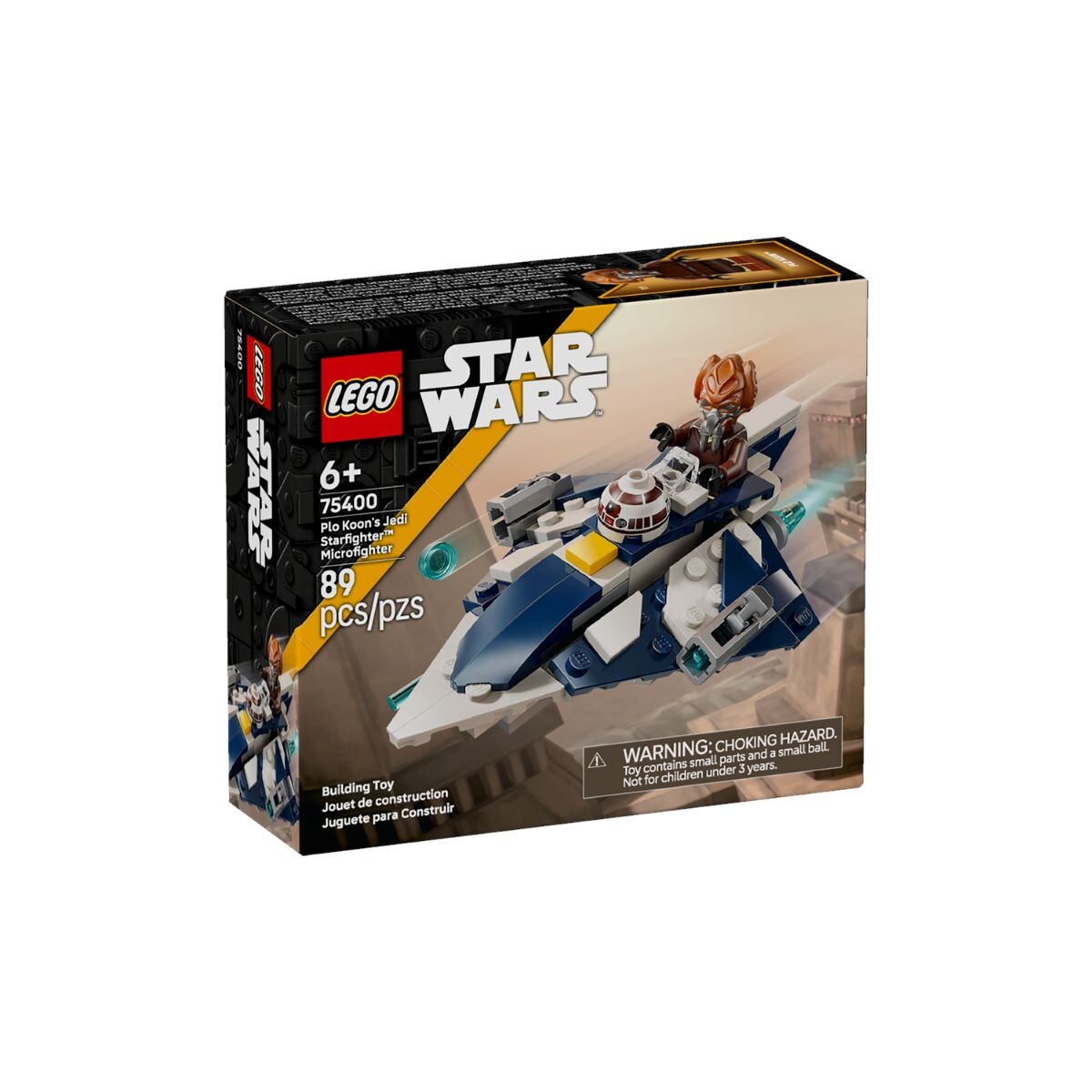 Bloques Para Armar Lego Star Wars Microfighter Jedi De Plo Koon 89 Pcs 6+ 