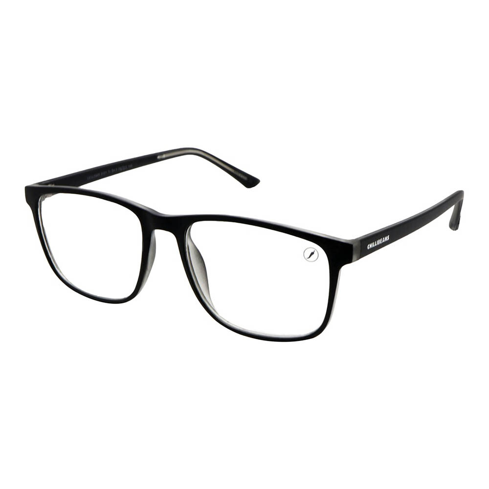 Lentes de vista Colecao P1 Rectangular Negro/Negro