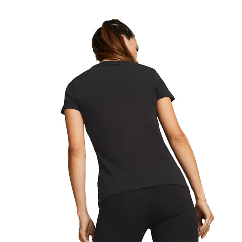 Remera Puma Logo de Mujer - 586774 01 Negro