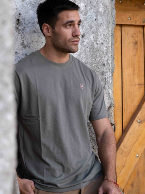 Remera algodón Verde