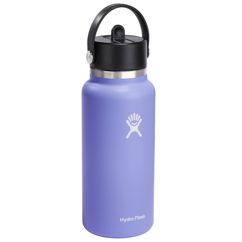 Botella Hydro Flask 32 Oz Wide Flex Straw Cap - Lila Botella Hydro Flask 32 Oz Wide Flex Straw Cap - Lila