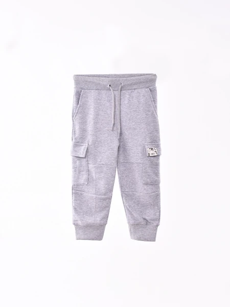PANTALON POL GRIS MELANGE M