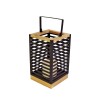 FAROL NEGRO COMB C/VELA LED GDE Unica