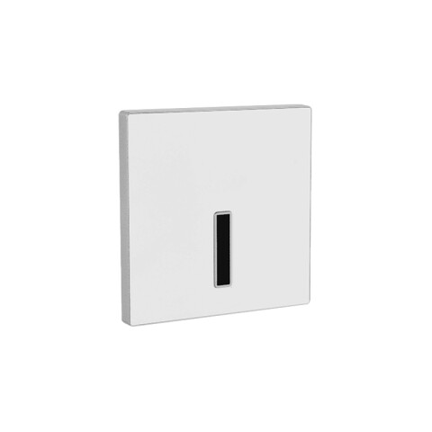 Emb pared cuad bco 1.5W cálida IP65 85-265v 75lm ZU0408