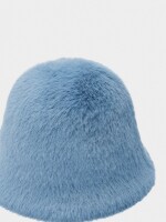 Sombrero Bucket Efecto Pelo azul