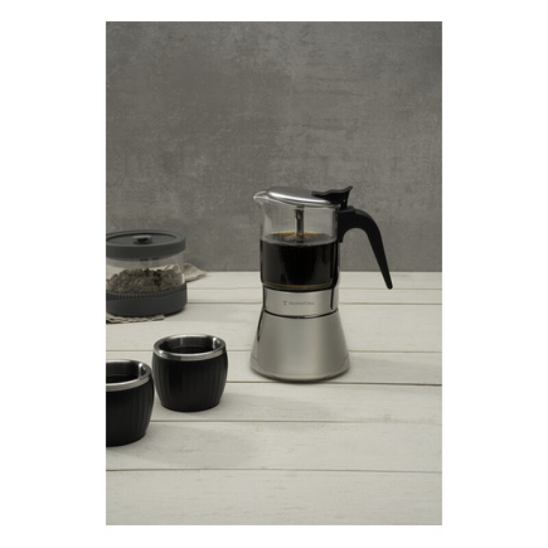 CAFETERA EXPRESSO ITALIANA 0.30 LT ACERO INOX Y VIDRIO TRAMONTINA 61768/060 CAFETERA EXPRESSO ITALIANA 0.30 LT ACERO INOX Y VIDRIO TRAMONTINA 61768/060