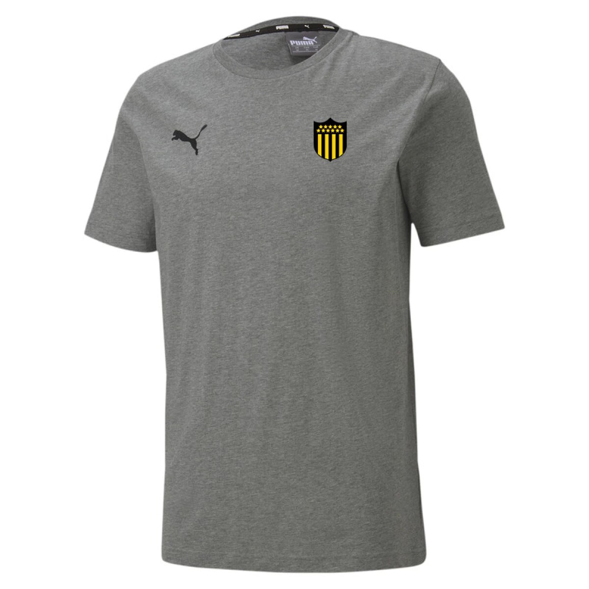 Camiseta Puma Peñarol Hombre Cassual Tee Gris - S/C 