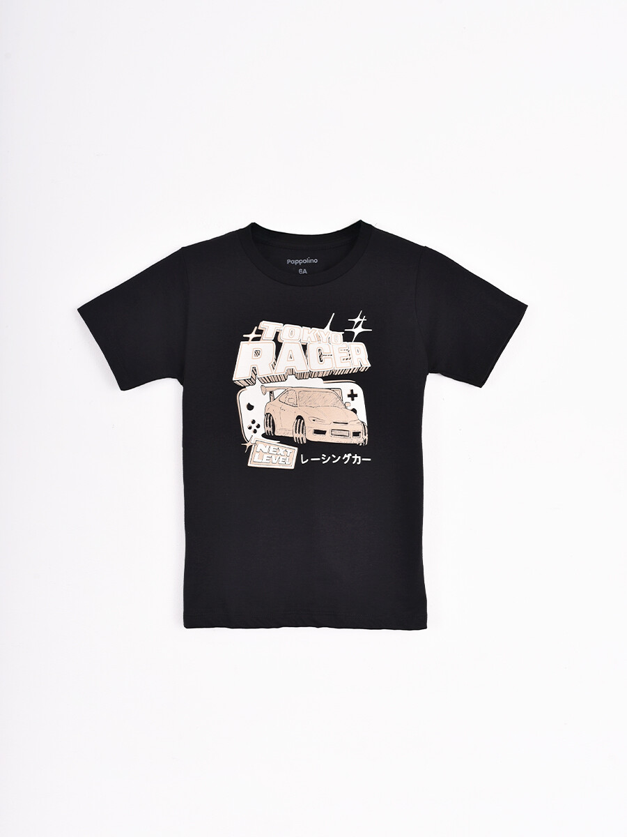 REMERA FORMULA - NEGRO 