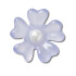 Jibbitz Lavender Matte Pearl Flower Multicolor