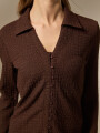 Camisa Hesme Chocolate