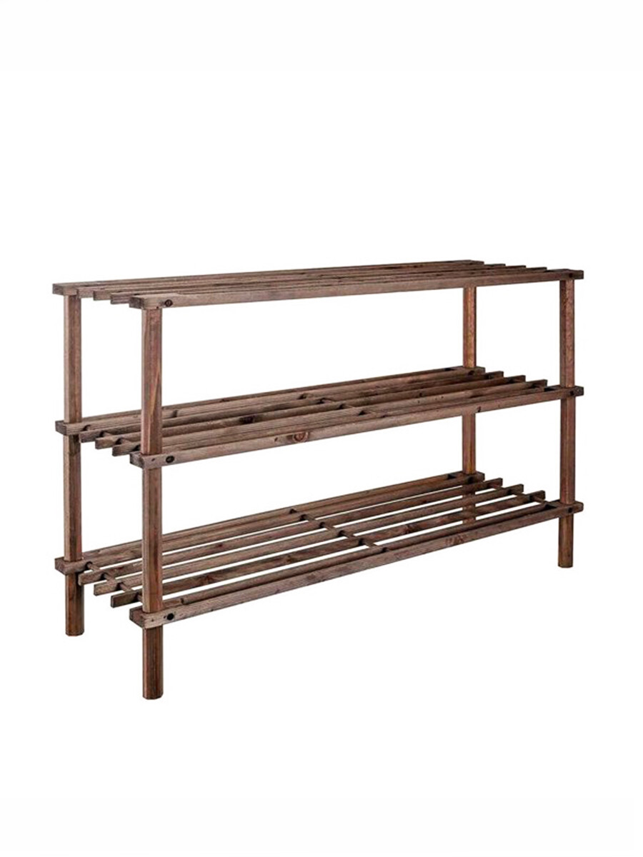 ZAPATERO BAMBOO TRES NIVELES MADERA - MADERA 