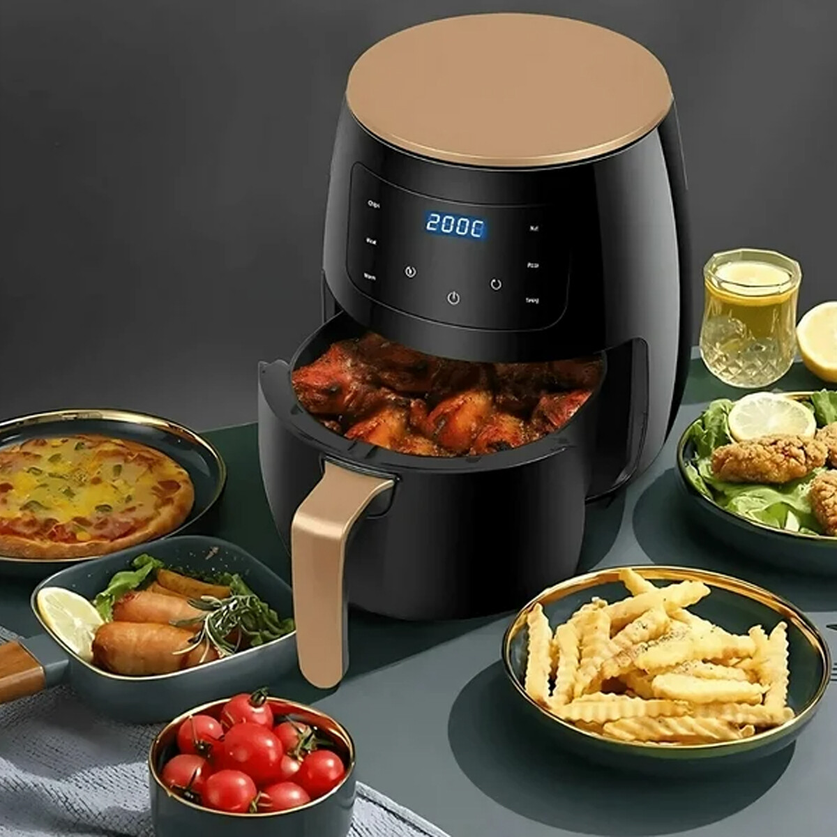 Airfryer Freidora Sin Aceite 6l 2400w 