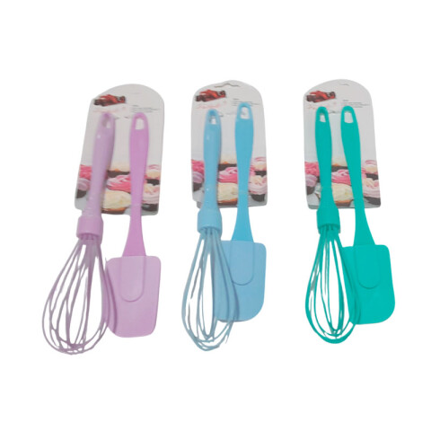Set Utensilios de cocina de silicona x2pcs 24/26cm Set Utensilios De Cocina De Silicona X2pcs 24/26cm