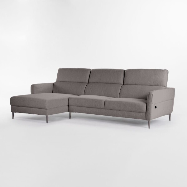 Sofá con chaise MOOVE GRIS - IZQUIERDO