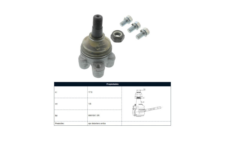 Rotula Del Hyundai H100, Hyundai Camion Porter 93-25 Der/Izq Rotula Del Hyundai H100, Hyundai Camion Porter 93-25 Der/Izq