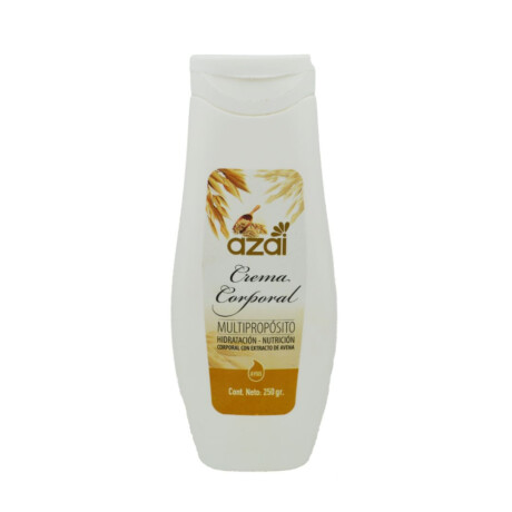 CREMA CORPORAL AZAI 250 GRS EXTRACTO DE AVENA CREMA CORPORAL AZAI 250 GRS EXTRACTO DE AVENA