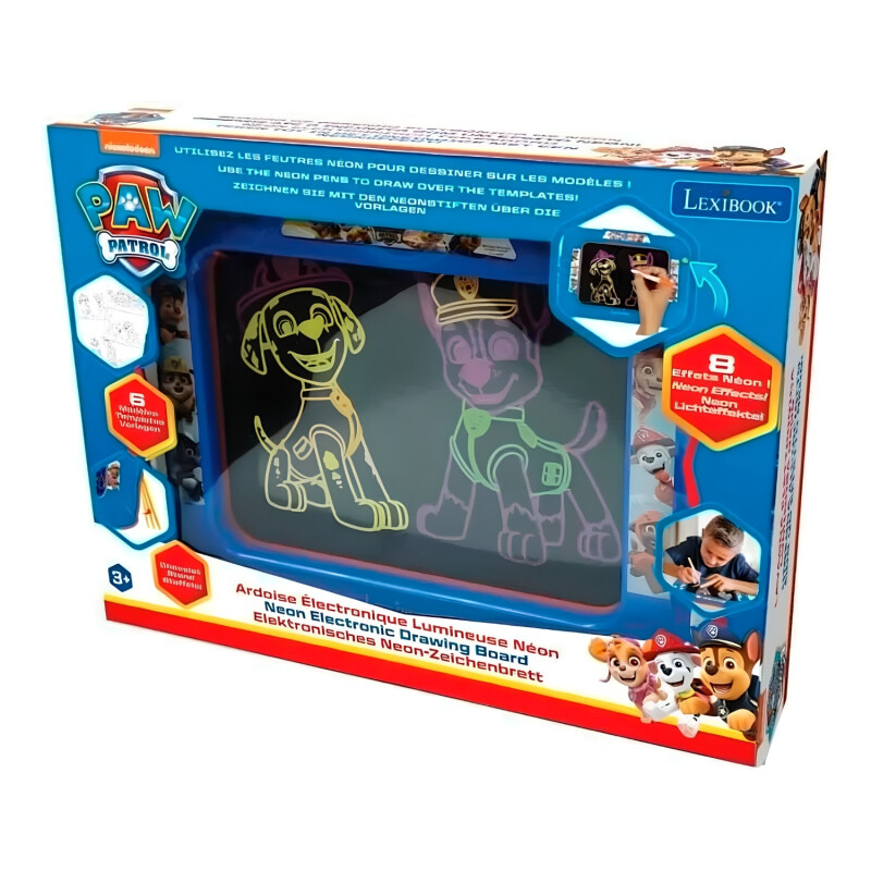 Pizarra Mágica Led Neón Lexibook Paw Patrol Color Azul Pizarra Mágica Led Neón Lexibook Paw Patrol Color Azul