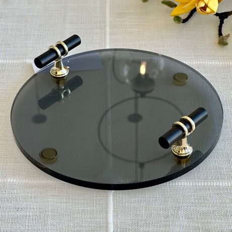 Bandeja Vidrio Circular Decorativa Ø20cm Bandeja Vidrio Circular Decorativa Ø20cm