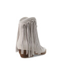 Botas de Mujer Miss Carol Cenit de Cuero Blanco Hueso