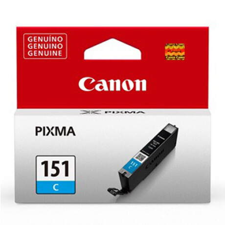 Canon Cartucho de Tinta Original CLI-151 Cyan. 7ML. 334 Paginas. Compatible: Pixma IP-7210 / Pixma I 001