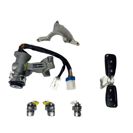 LLAVE CONTACTO ARRANQUE JAC KIT CON CILINDROS DE PUERTA SUNRAY - LLAVE CONTACTO ARRANQUE JAC KIT CON CILINDROS DE PUERTA SUNRAY -