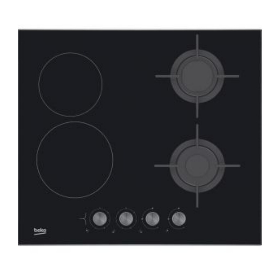 Anafe combinado Vitro + Gas Beko HILM64222S / COT