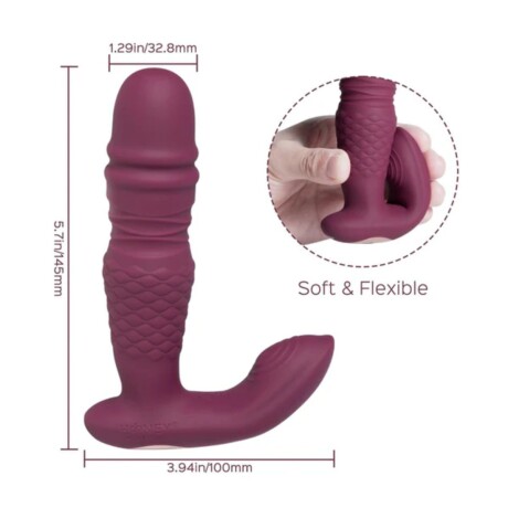 Vibrador Doble Estímulo Con App Honey Ryder Vibrador Doble Estímulo Con App Honey Ryder