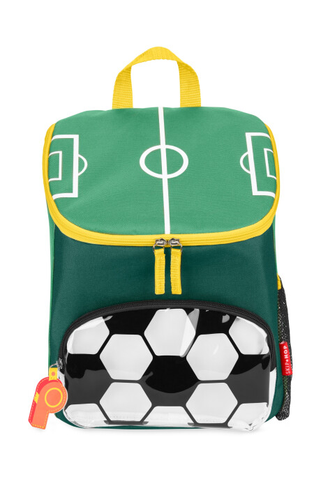 Mochila grande, diseño fútbol Sin color