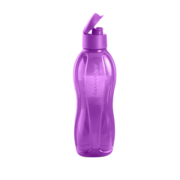 BOTELLA ECO TWIST TUPPERWARE CON PICO 750 ML LILA