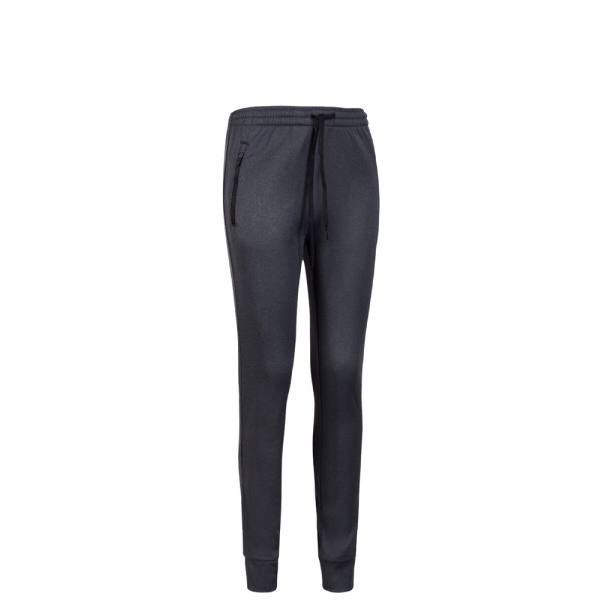 PANT POLY FLEECE GIRLS negro melange - NEGRO MELANGE 