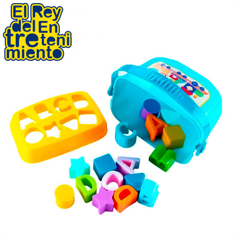 Balde De Encastre Letras Y Formas Topa Topa 18pcs Balde De Encastre Letras Y Formas Topa Topa 18pcs