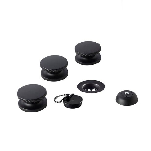 GRIFERIA DE BIDET BIMANDO EN NEGRO MATE FV SERIE NUEVA 44 INCL DESAGUE NEGRO